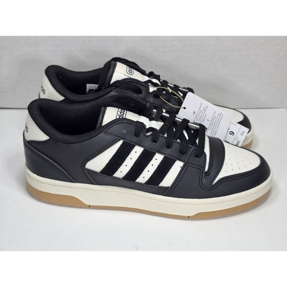 Adidas Break Start Low Casual Shoes Sneakers Size M8 W9 Black White Gum main image 4